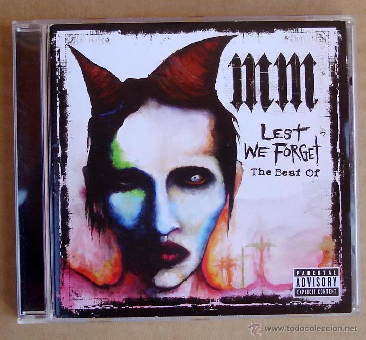 CDs de m&uacute;sica: MARILYN MANSON - LEST WE FORGET (CD) - Foto 1
