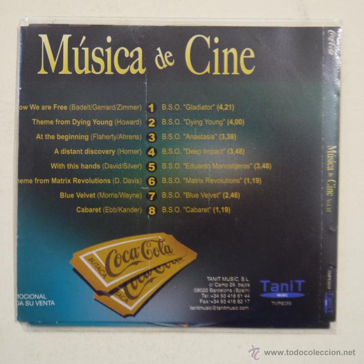 CDs de m&uacute;sica: M&Uacute;SICA DE CINE VOL. II - CD - Foto 2