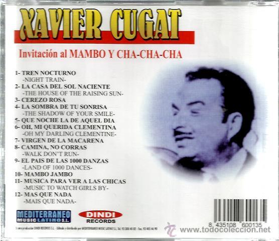 CDs de m&uacute;sica: CD XAVIER CUGAT : INVITACION AL MAMBO Y CHA-CHA-CHA - Foto 2
