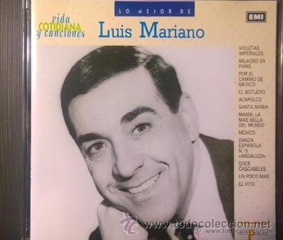 CDs de m&uacute;sica: LO MEJOR DE LUIS MARIANO cd - Foto 1