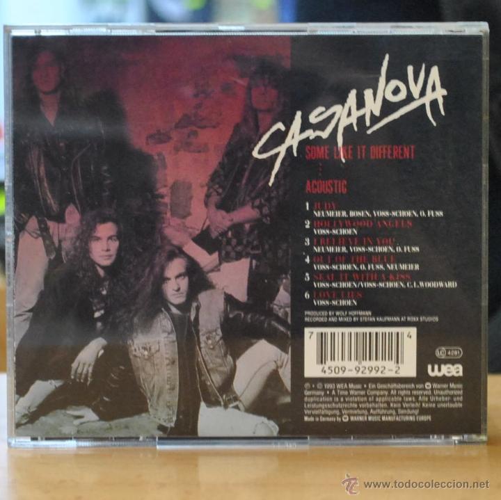 CDs de m&uacute;sica: CASANOVA - SOME LIKE IT DIFFERENT ACOUSTIC - CD - Foto 2