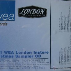 CDs de Música: R.E.M./REM, MADONNA, ETC. CD 2001 WEA LONDON CHRISTMAS SAMPLER. PROMO SAM00570. VER DETALLE.. Lote 47011786