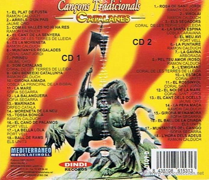 CDs de m&uacute;sica: CAN&Ccedil;ONS TRADICIONALS CATALANES (PRECINTADO) - Foto 2