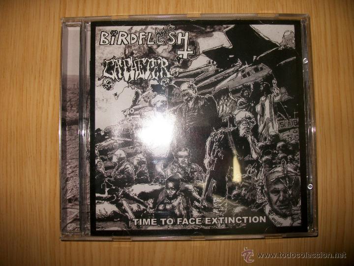 CDs de m&uacute;sica: CD Birdflesh / Catheter &ndash; Time To Face Extinction - 2004 - GRINDCORE - Foto 1