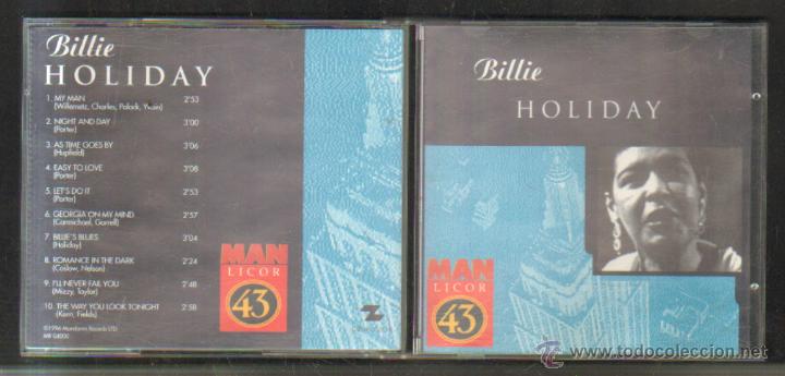 CDs de m&uacute;sica: BILLIE HOLIDAY.     CD-JAZZ-264 - Foto 1