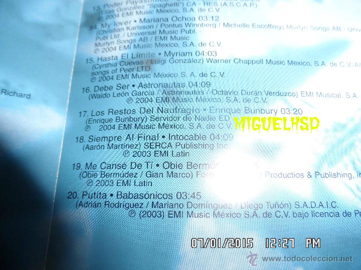 CDs de m&uacute;sica: BUNBURY ACOPLADO EMI 2005 - Foto 3