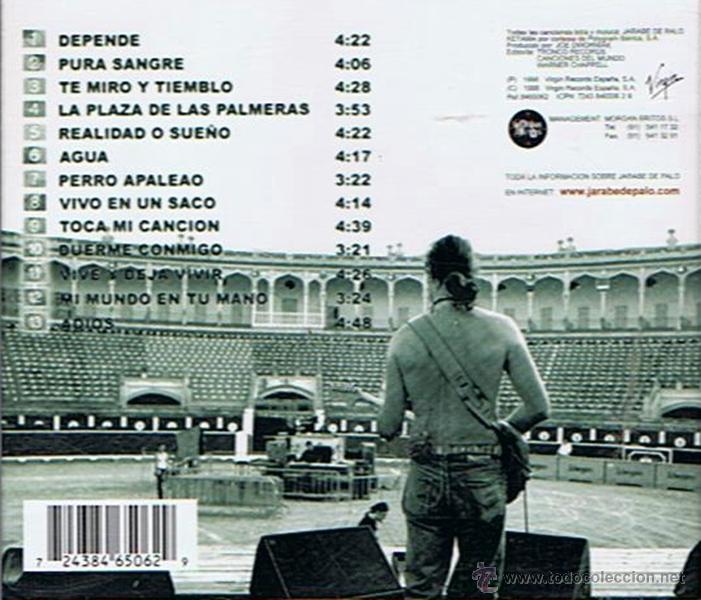 CDs de m&uacute;sica: CD JARABE DE PALO DEPENDE - Foto 2