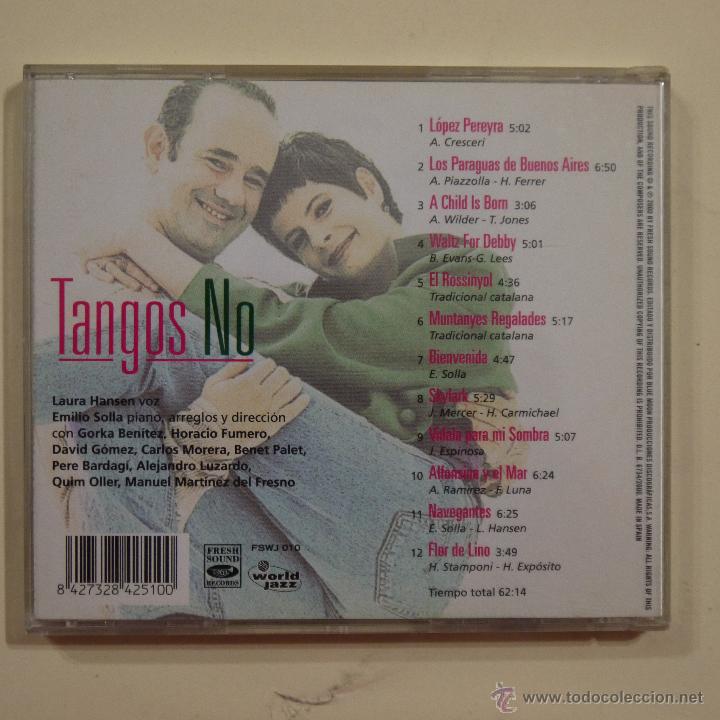 CDs de m&uacute;sica: LAURA HANSEN - TANGOS NO - CD - Foto 2