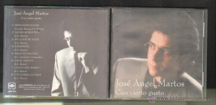 Music CDs: JOSE ANGEL MARTOS. CON CIERTO GUSTO.      CD-FLA-592