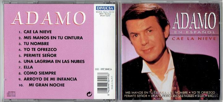 CDs de m&uacute;sica: CDs ADAMO EN ESPA&Ntilde;OL - Foto 1