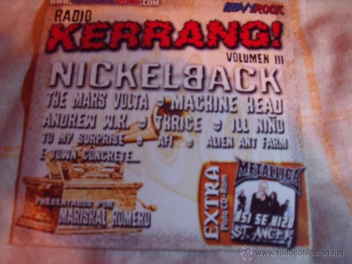 CDs de m&uacute;sica: KERRANG_Nickelback,mars volta,machine head,qtc - Foto 1