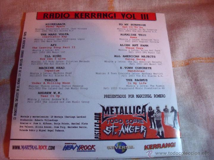 CDs de m&uacute;sica: KERRANG_Nickelback,mars volta,machine head,qtc - Foto 2