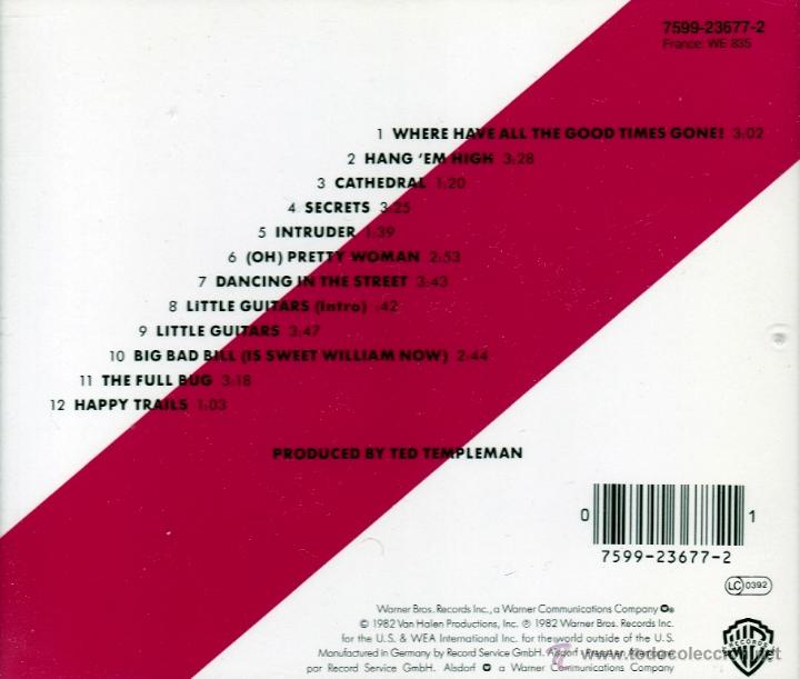 CDs de m&uacute;sica: VAN HALEN - DIVER DOWN - compact disc.mirar portes antes de comprar - Foto 2