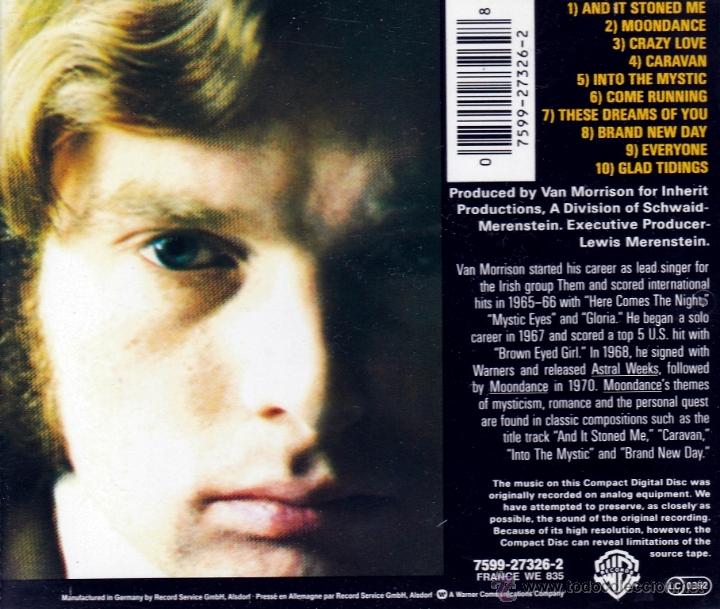 CDs de m&uacute;sica: VAN MORRISON - MOONDANCE - compact disc.mirar portes antes de comprar - Foto 2