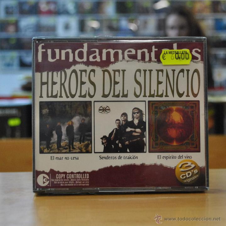 CDs de m&uacute;sica: HEROES DEL SILENCIO - FUNDAMENTALES - 3 CD - Foto 1