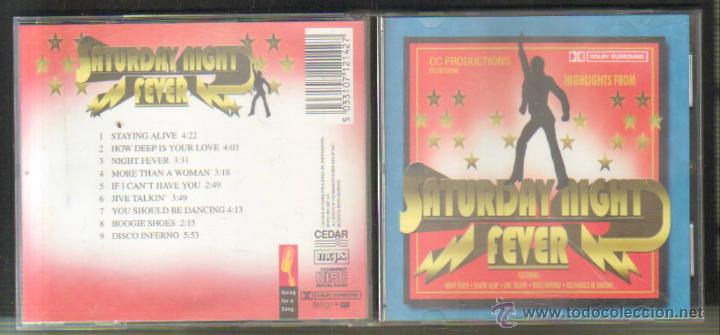 CDs de m&uacute;sica: SATURDAY NIGHT FEVER.      CD-DISCO-004 - Foto 1