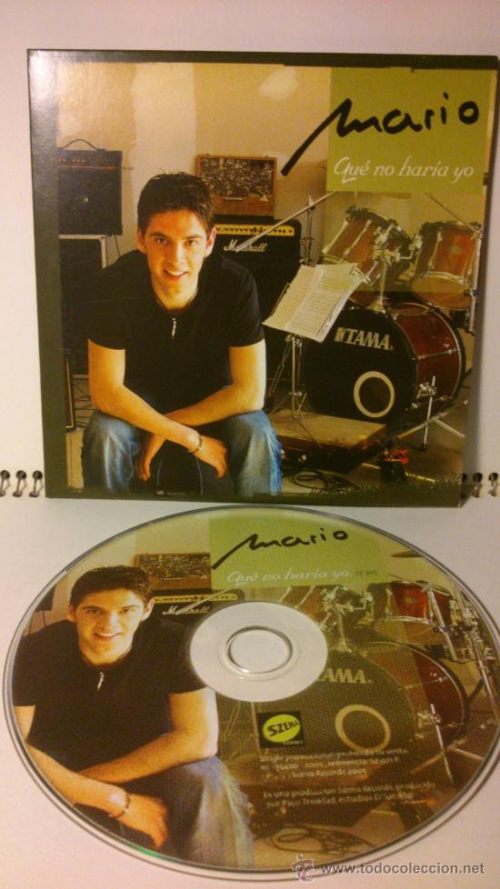 CDs de m&uacute;sica: CD SINGLE - MARIO - QU&Eacute; HAR&Iacute;A YO (2005) - Foto 1