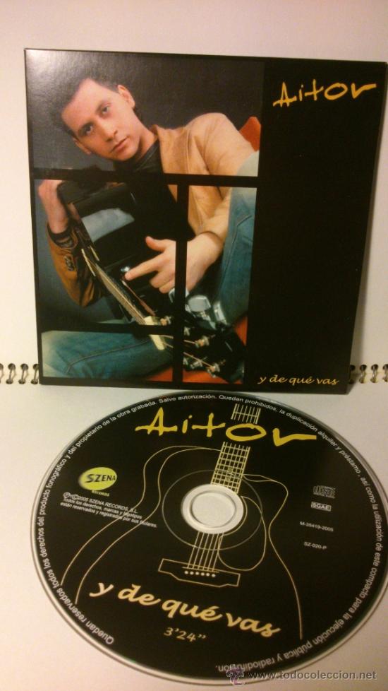 CDs de m&uacute;sica: CD SINGLE - AITOR - Y DE QU&Eacute; VAS (2005) - Foto 1