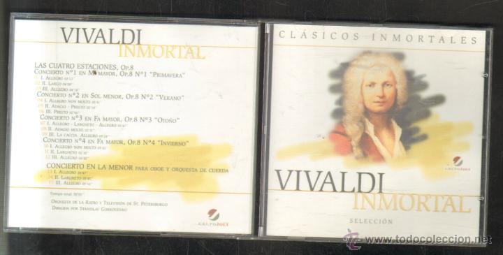 CDs de M&uacute;sica: CLASICOS INMORATLES. VIVALDI INMORTAL SELECCI&Oacute;N. N&ordm;1.    CD-CLASICA-917