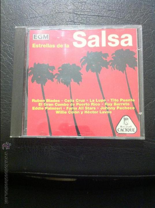 CDs de m&uacute;sica: CD ESTRELLAS DE LA SALSA - RON A&Ntilde;EJO CACIQUE - 1995. - Foto 1