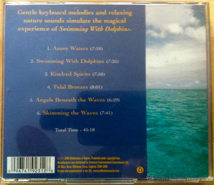 CDs de m&uacute;sica: SWIMMING WITH DOLPHINS, NADANDO CON DELFINES - CD - Foto 2
