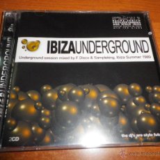 CDs de Música: IBIZA UNDERGROUND DOBLE CD REMIXES F. DISCO & SAMPLEKING SUPREME JAVA DJ PIPPI DJ SARA DICEMEN 2 CD. Lote 47786928
