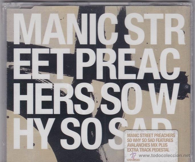CDs de m&uacute;sica: Manic Street Preachers So Why So Sad - CD Single - 4 versiones - Foto 1