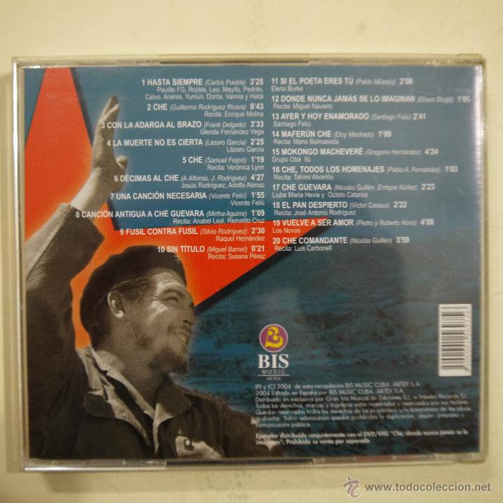 CDs de m&uacute;sica: CHE HASTA LA VICTORIA SIEMPRE - CD 2004 - Foto 2