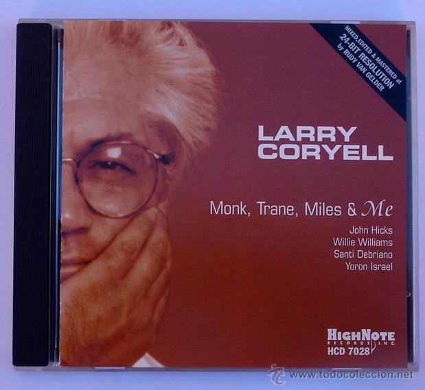 CDs de m&uacute;sica: LARRY CORYELL - MONK, TRANE, MILES & ME (CD) - Foto 1
