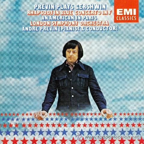 Musik-CDs: CLASICA.GERSHWIN - RAPSODIA IN BLUE, UN AMERICANO y CTO. PIANO - compact disc.mirar portes antes de