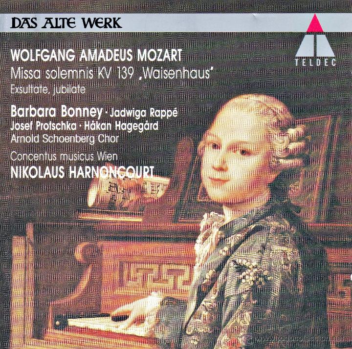 Music CDs: CLASICA.MOZART - MISA K139, EXSULTATE K165 - compact disc.mirar portes antes de comprar