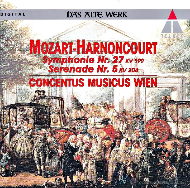 Music CDs: CLASICA.MOZART - SINFONIA N&ordm; 27, MARCHA K215, SERENATA K204 - compact disc.mirar portes antes de com