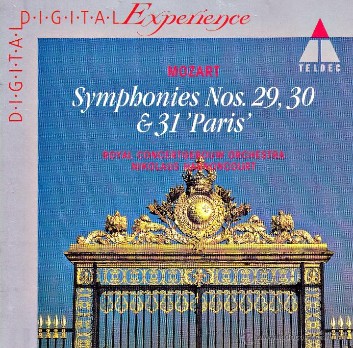 Music CDs: CLASICA.MOZART - SINFONIAS N&ordm; 29, 30 y 31 - compact disc.mirar portes antes de comprar