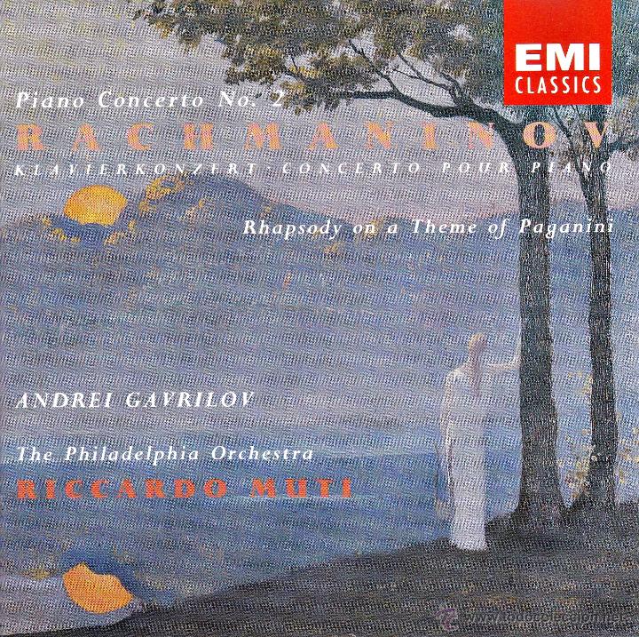 Music CDs: CLASICA.RACHMANINOV - CONCIERTO PIANO N&ordm; 2, RAPSODIA - compact disc.mirar portes antes de comprar