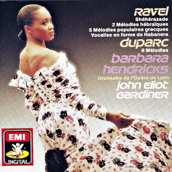 Music CDs: CLASICA.RAVEL + DUPARC - SCHERAZADE, DOS MELODIAS HEBRAICAS, 5 MELODIAS GRIEGAS, VOCALISE - compact