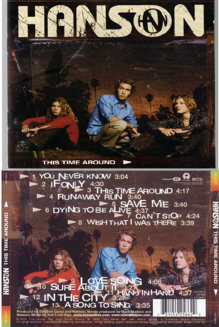 CDs de m&uacute;sica: CD HANSON THIS TIME AROUND - Foto 1