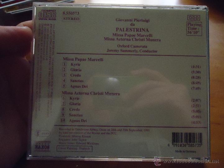 CDs de m&uacute;sica: cd naxos ddd-  palestrina - Foto 2