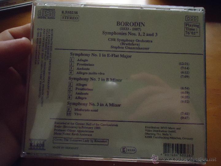 CDs de m&uacute;sica: cd naxos ddd - borodin - Foto 2