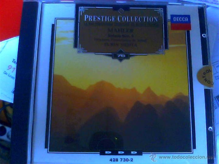 CDs de m&uacute;sica: Mahler - Sinfon&iacute;a N&uacute;m. 4 - Foto 1