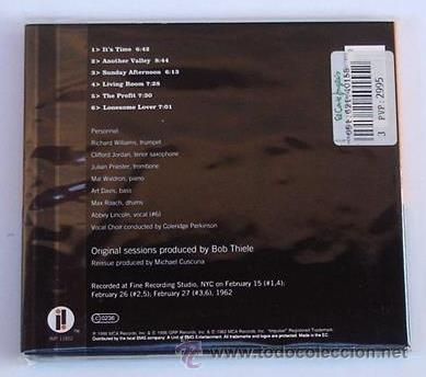 CDs de m&uacute;sica: MAX ROACH HIS CHORUS AND ORCHESTRA - ITS TIME  ( CD IMPULSE ) - Foto 2