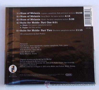 CDs de m&uacute;sica: SAM RIVERS - TRIO LIVE (CD IMPULSE) - Foto 2