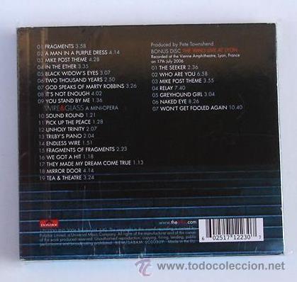 CDs de m&uacute;sica: THE WHO - ENDLESSWIRE DELUXE ( 2 CD ) POLYDOR - Foto 2