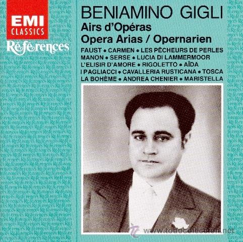 Musik-CDs: CLASICA.GIGLI, Beniamino - ARIAS - compact disc.mirar portes antes de comprar