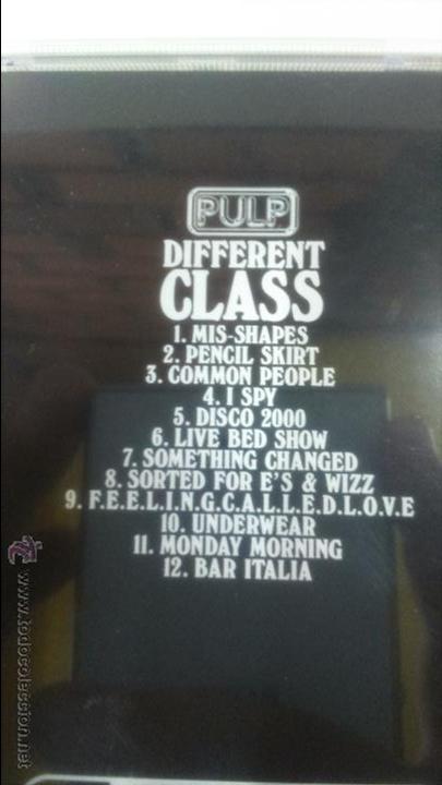 CDs de m&uacute;sica: CD PULP. DIFFERENT CLASS - Foto 3