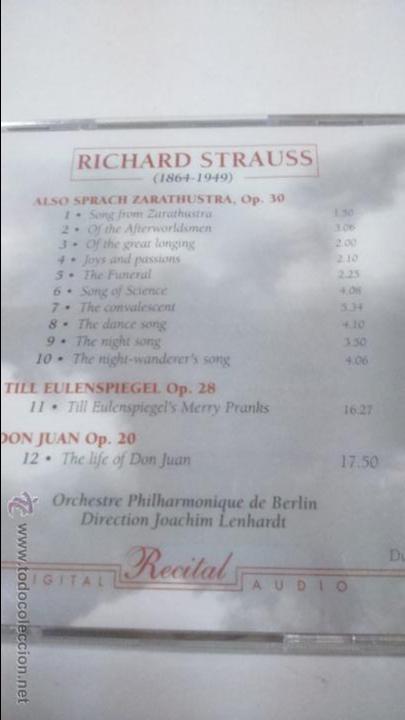 CDs de m&uacute;sica: CD RICHARD STRAUSS - Foto 3