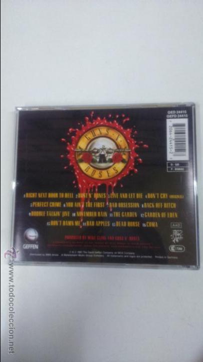 CDs de m&uacute;sica: CD GUNS AND ROSES. USE YOUR ILUSION - Foto 2