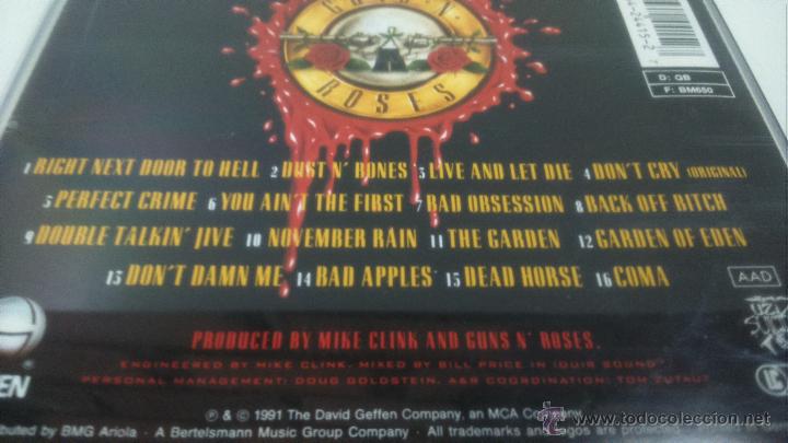 CDs de m&uacute;sica: CD GUNS AND ROSES. USE YOUR ILUSION - Foto 3