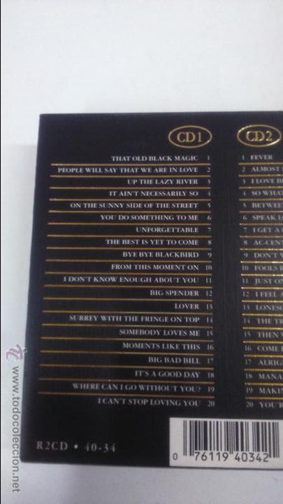 CDs de m&uacute;sica: 2CD PEGGY LEE. THE GOLD COLLECTION - Foto 3