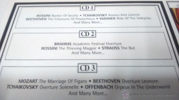 CDs de m&uacute;sica: 5 CD FAMOUS OVERTURES. ROSSINI, BACH Y TCHAIKOVSKY - Foto 4