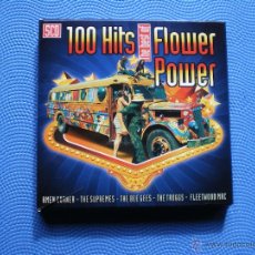 CDs de Música: VARIOS - 60`S 100 HITS FLOWER POWER BOX/CD ( 5 CDS ) UK 2009 *** PDELUXE. Lote 48161450